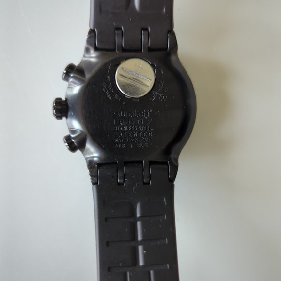 NEW Swatch Irony Blue in Dark Chronograph Men Watch YOB103 - Picture 6 of 12